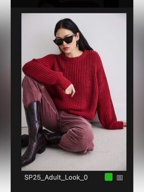 Misha & Puff Fisherman Crew in Claret S/M